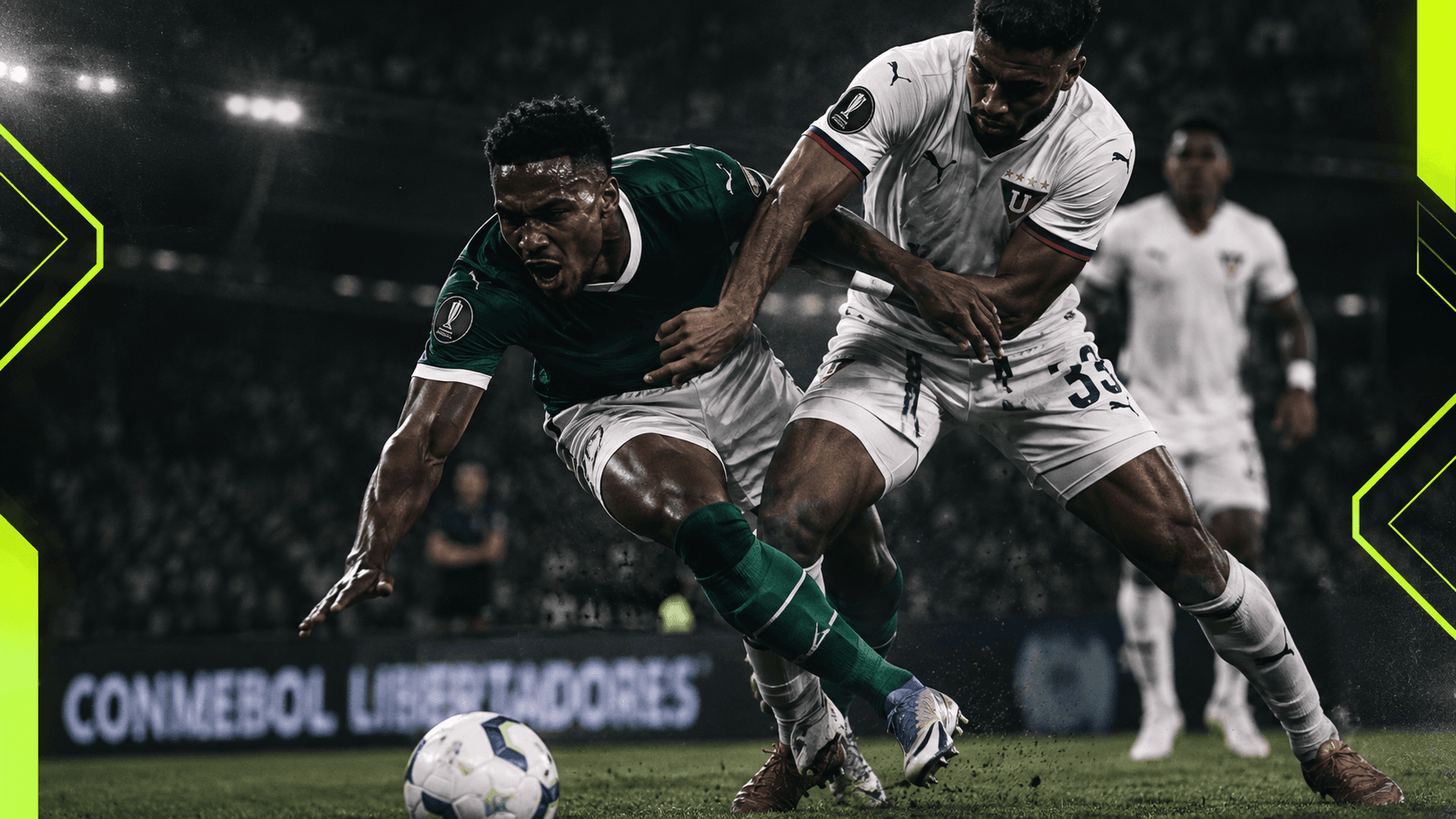 Possível pênalti em Jhon Arias não marcado contra a LDU